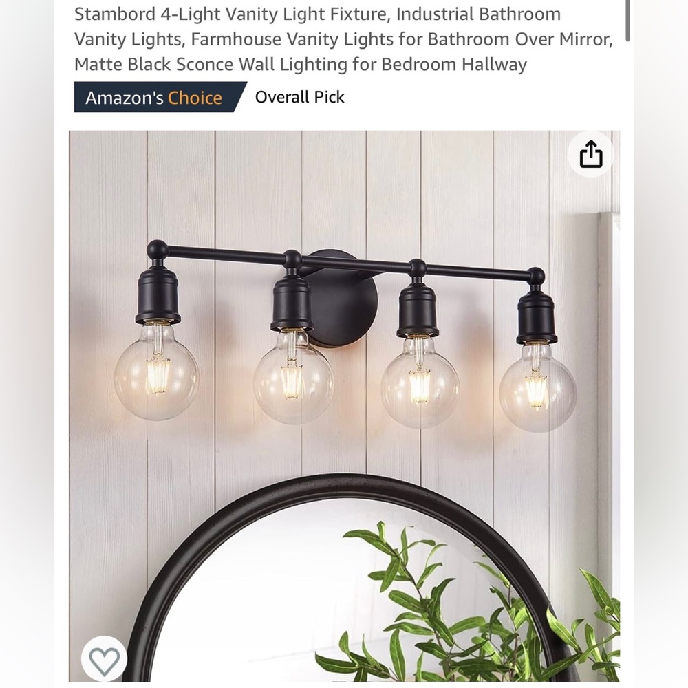 4-Light Vanity Light Fixture